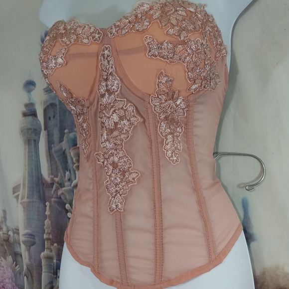 Alivila Y pink corset top - Picture 4 of 16